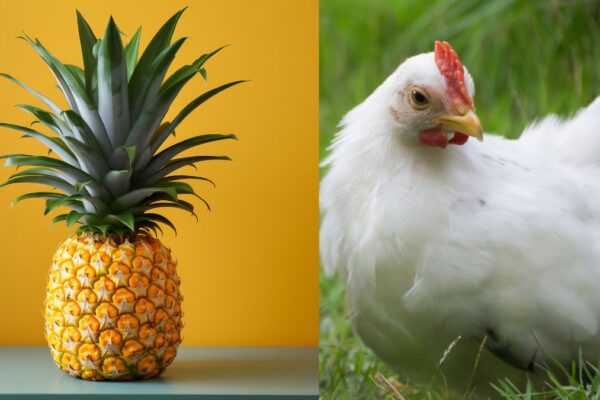 can chickens eat pineapple